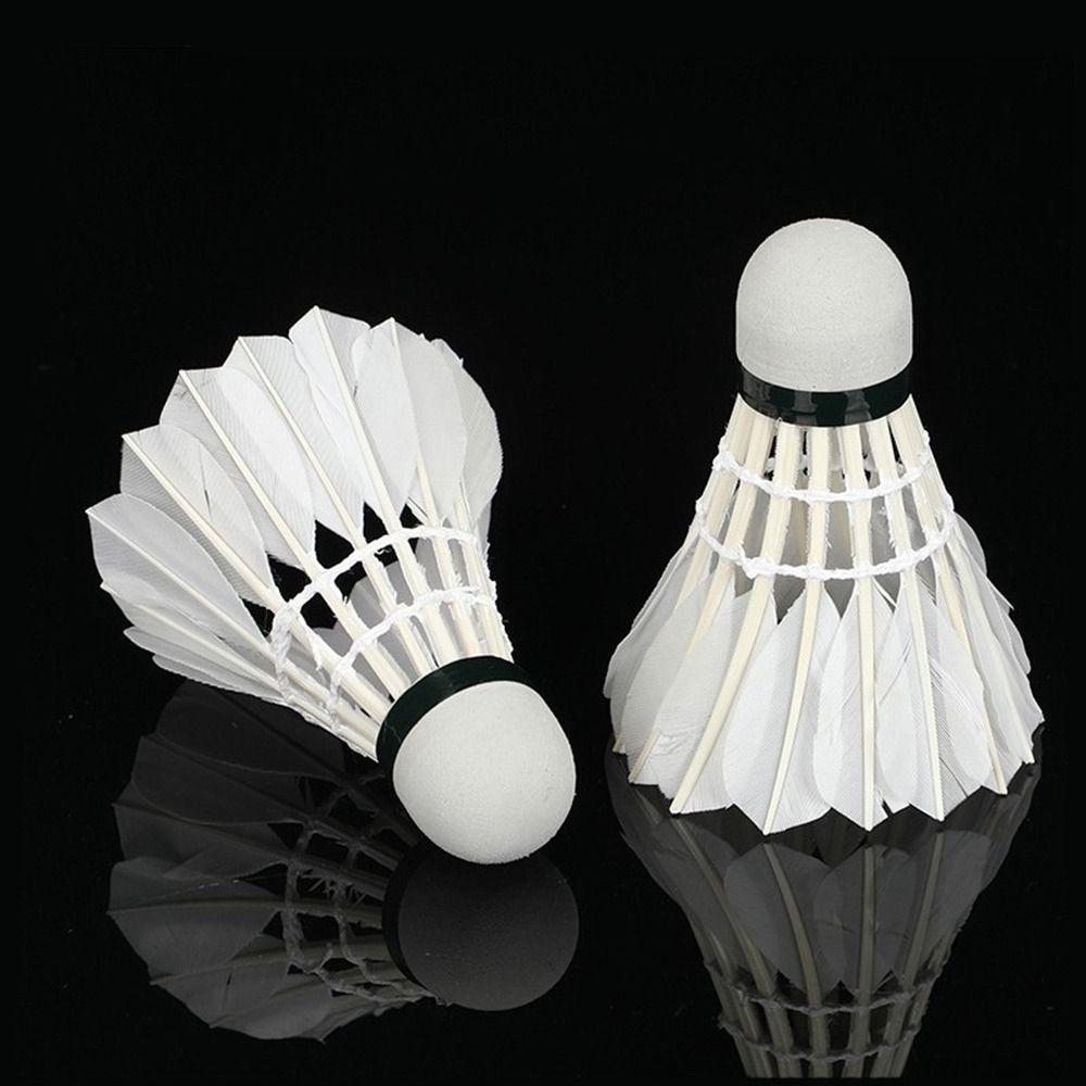3/6/12Pcs New White Badminton  - Feather Shuttlecock 评论和价格