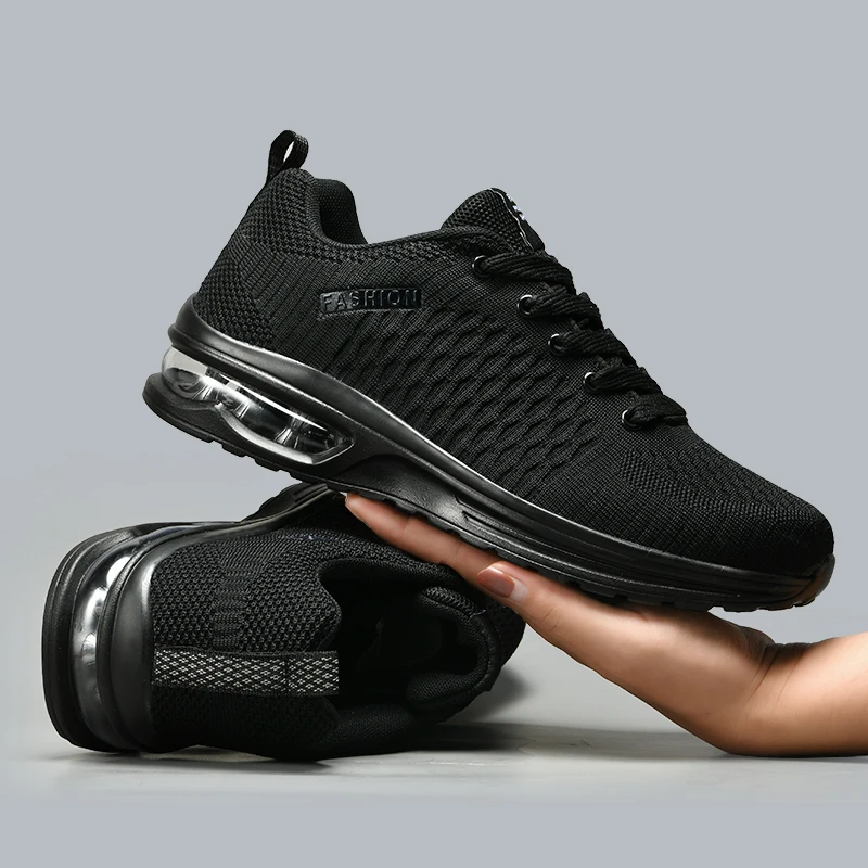 Men Running Shoes Lace Up Snea - Badminton Shoes Men 评论和价格