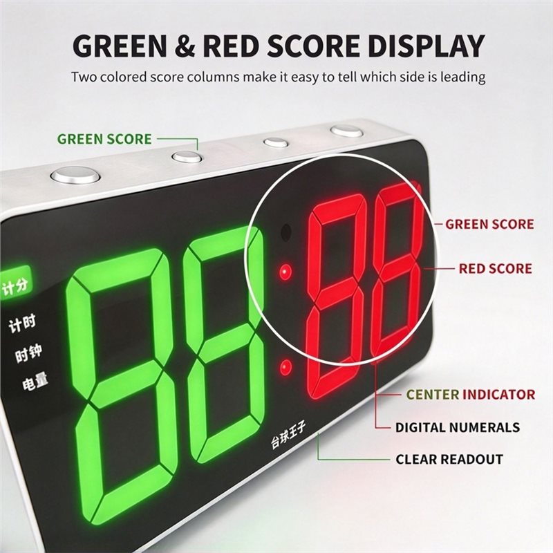 AD45 Billiards Electronic Scor - Scoreboard Digital 评论和价格