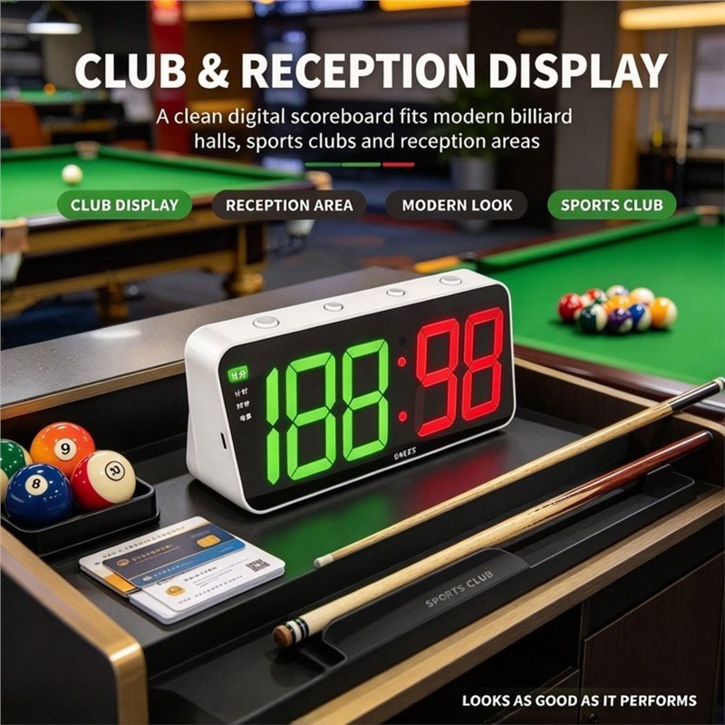 AD45 Billiards Electronic Scor - Scoreboard Digital 评论和价格