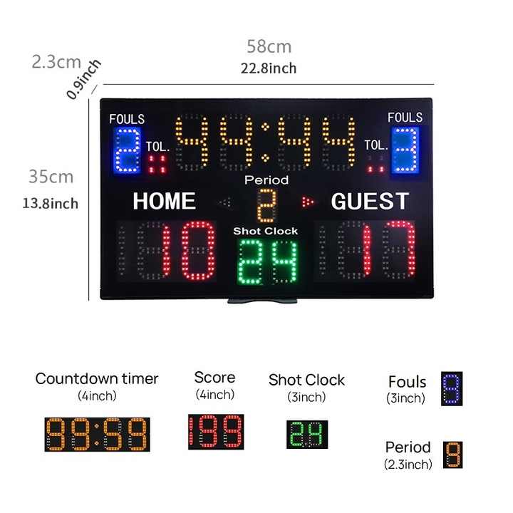 Portable Wireless Remote Conso - Scoreboard Digital 评论和价格