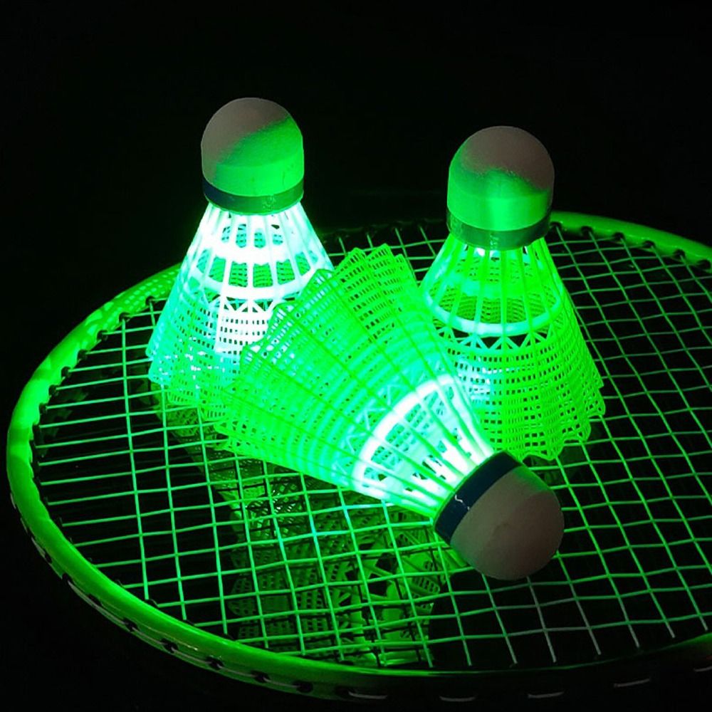 Light-up LED Badminton Glowing - Feather Shuttlecock 评论和价格