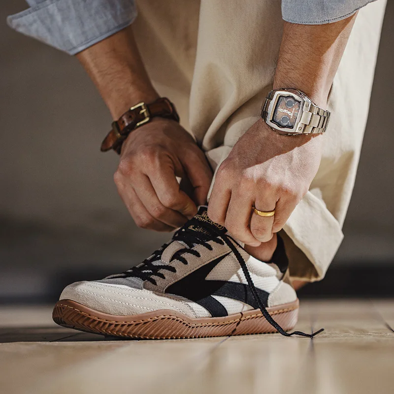 Maden Retro Patchwork German T - Badminton Shoes 评论和价格